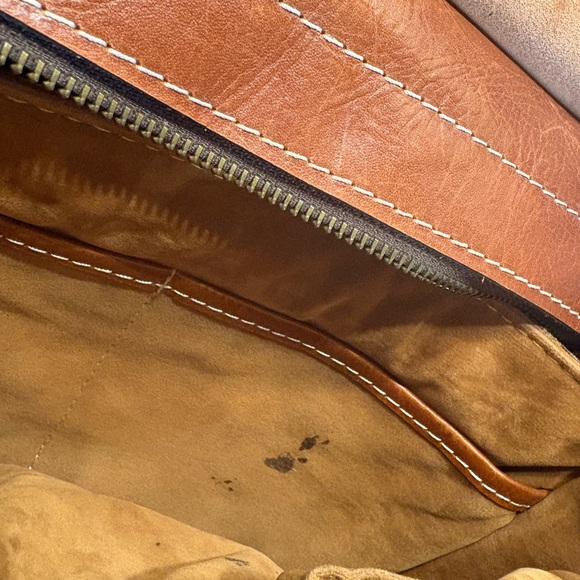 Patricia Nash London Heritage leather Crossbody Bag Purse w COA - Picture 5 of 8